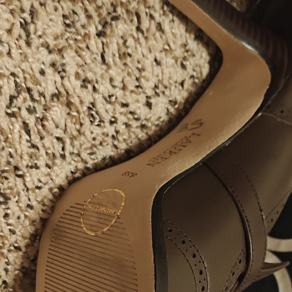 Lauren Ralph Lauren Colleen Perforated Leather Kiltie Pump 8.5 - Picture 9 of 15